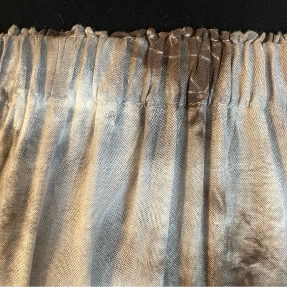 Sacred Threads TIE DYE Boho Brown Woven Rayon Tie Dye Off Shoulder Dress. Medium - Picture 7 of 14